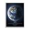 Stupell Industries Planet Earth Infographic Milk Way Outer Space Facts in Gray Frame Wall Art